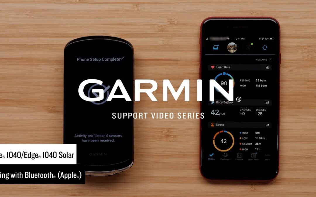 Support: Pairing an Edge® 1040 with the Garmin Connect™ App (Apple®)
