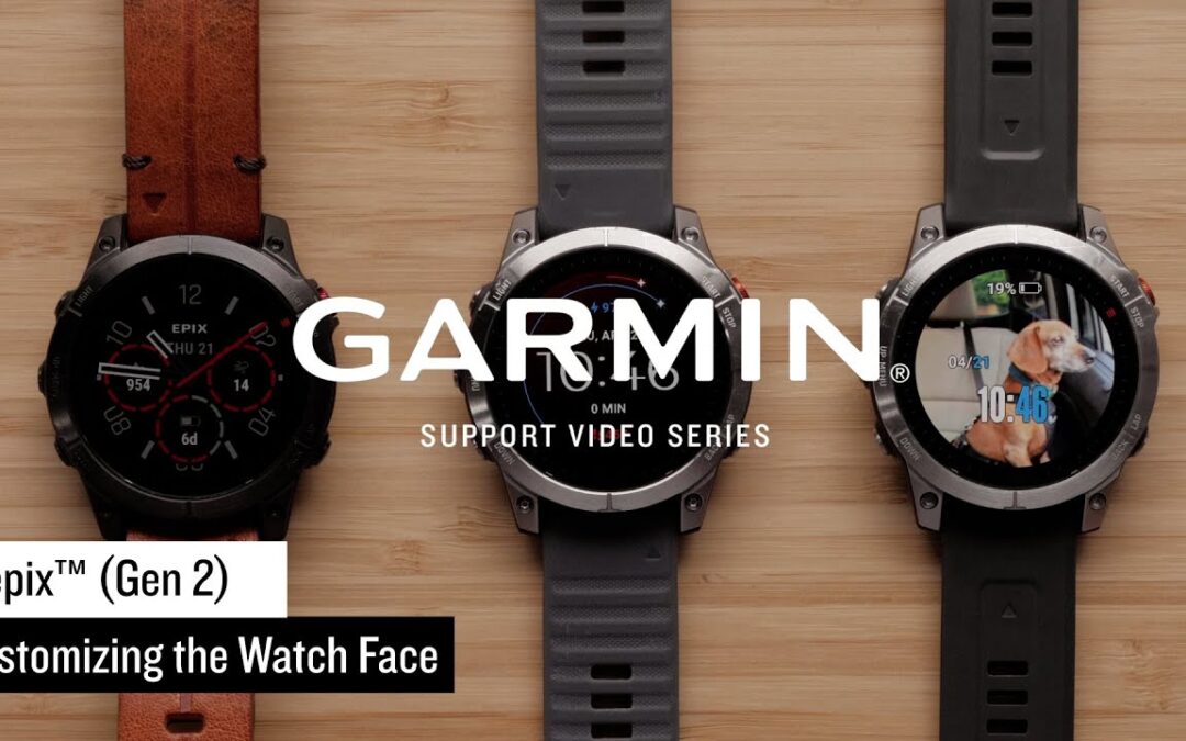 Support: epix™ Gen 2 Watch Face Customization