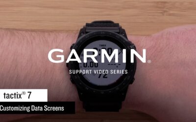 Support: Customizing tactix® 7 Data Fields