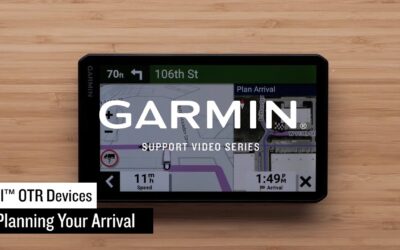 Support: Using the Plan Arrival Feature on the dēzl™ OTR610/710/810/1010