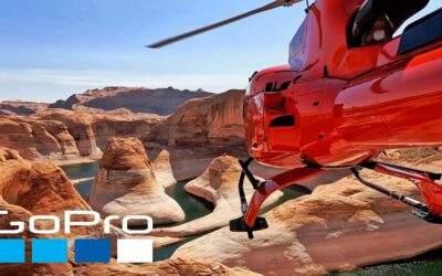 GoPro: Relaxing Helicopter Flight Over Lake Powell | 5K Coffee Break