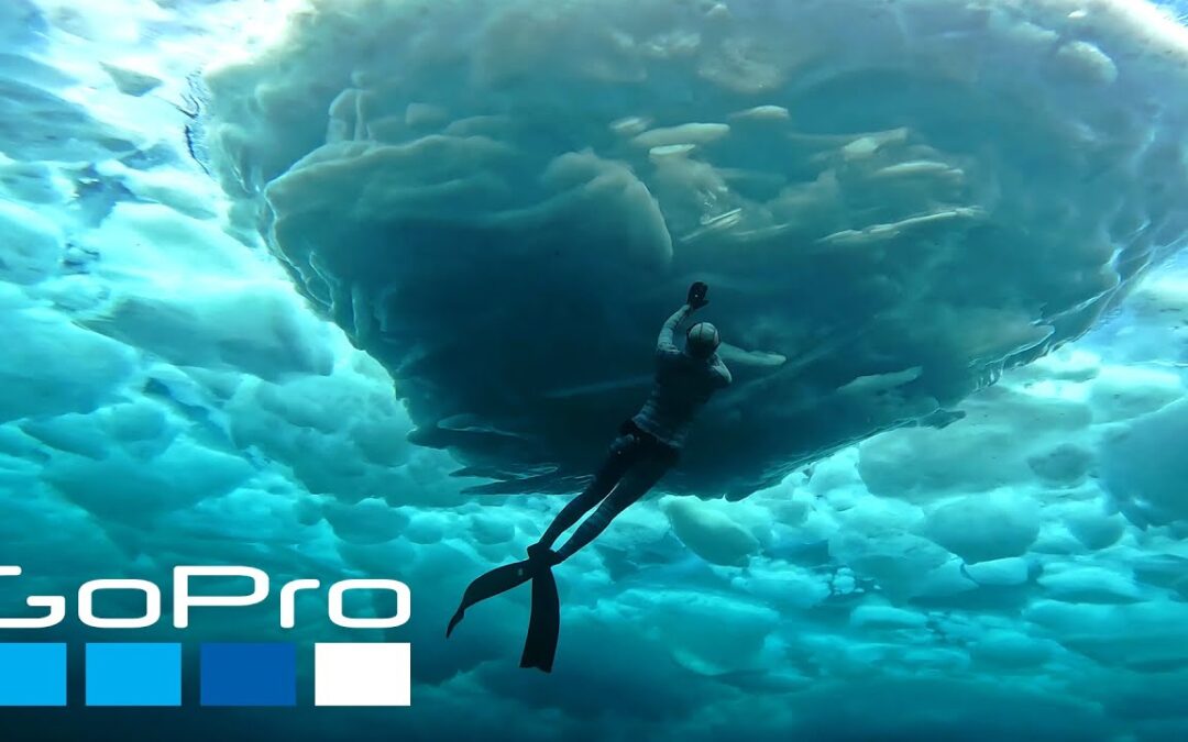 GoPro: Freediving Beneath Ice | Underwater with HERO11 Black