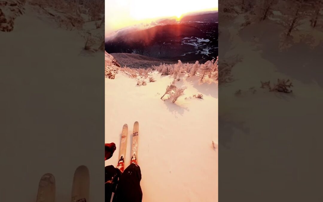 GoPro | Most beautiful ski run ever? 🎬 Michael Hayes #Shorts