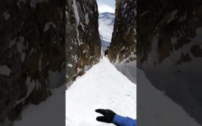 GoPro | Backcountry Snowboarding POV 🎬 Travis Rice #Shorts