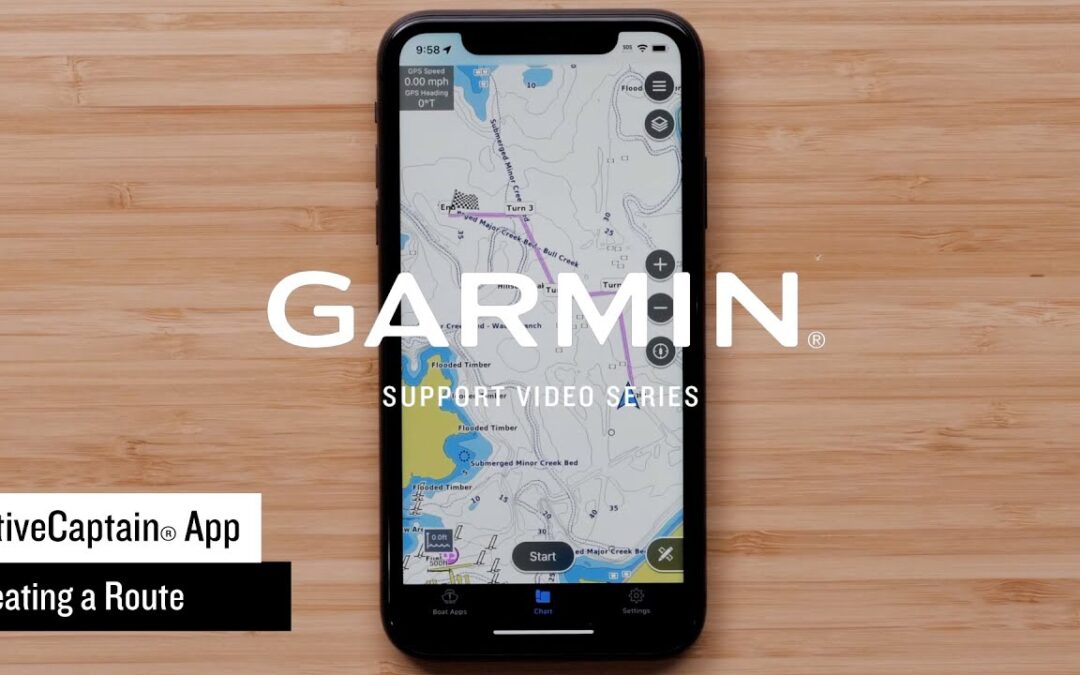 Garmin Support | ActiveCaptain® App | Creating a Route