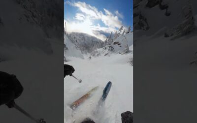 GoPro | Skiing Powder with GoPro Founder 🎬 Nick Woodman + Chris Benchetler #Shorts