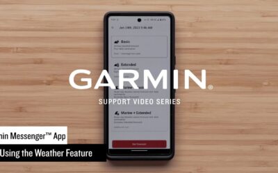 Garmin Support | Garmin Messenger™ App | Weather Features