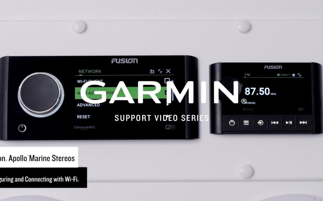Garmin Support | Fusion® Apollo™ Stereos | Configuring Wi-Fi®
