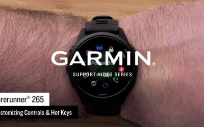 Garmin Support | Forerunner® 265 Series | Customizing Controls & Hot Keys