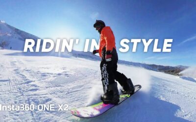 Insta360 ONE X2 in Snowboarding Paradise