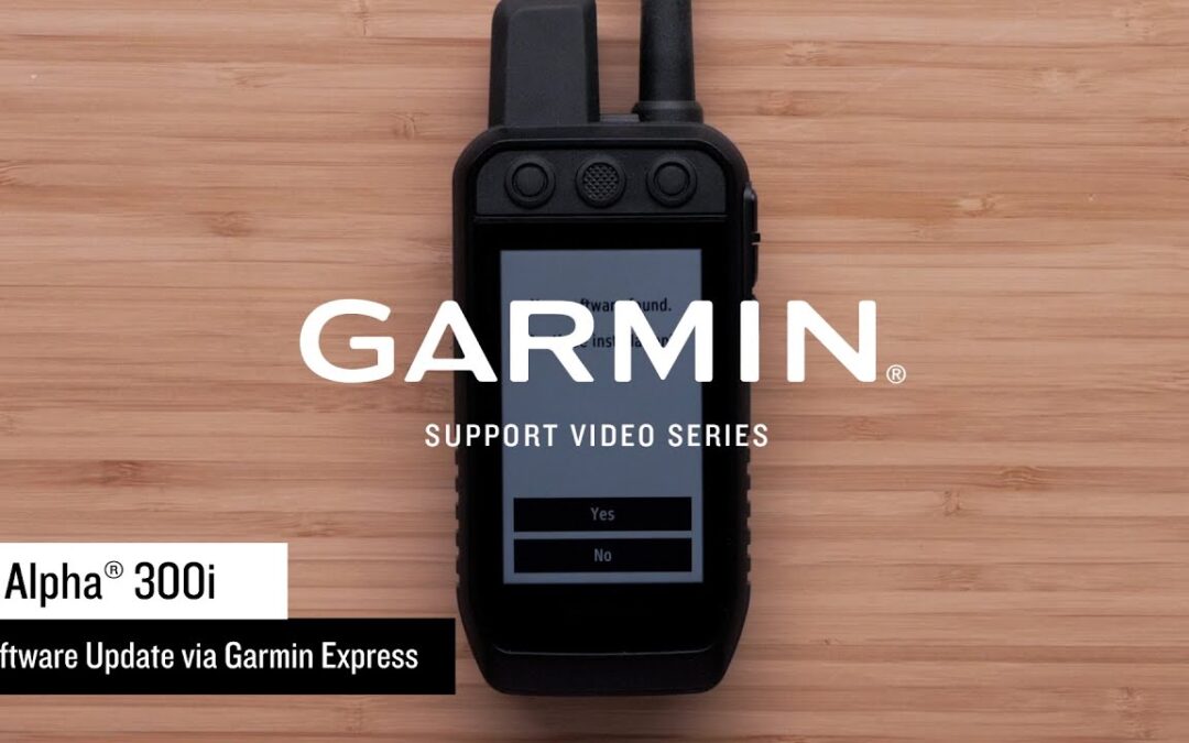 Garmin Support | Alpha® 300i | Updating via Garmin Express