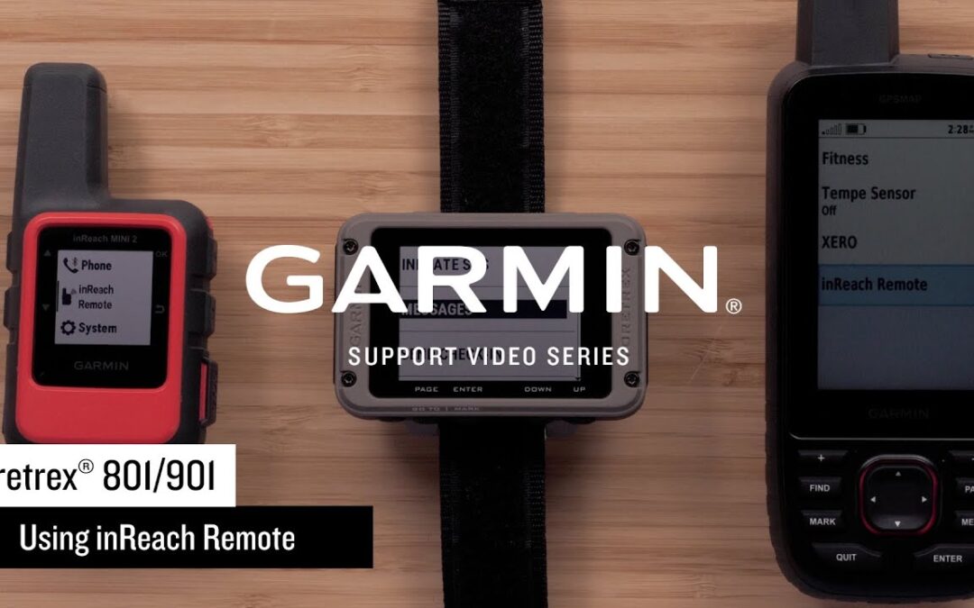 Garmin Support | Foretrex® 801/901 | Setting Up and Using inReach Remote