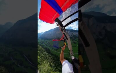 GoPro | Epic BASE Jump Selfie 🎬 Jonny Perry #Shorts