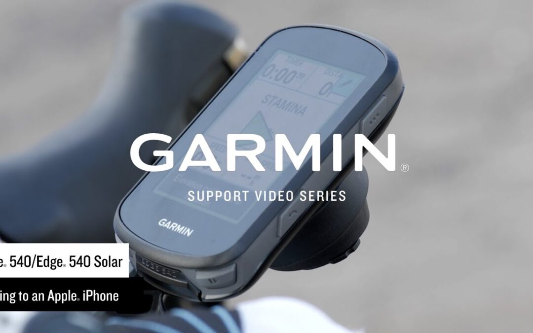 Garmin Support | Edge® 540 Series | Pairing with the Garmin Connect™ App (Apple®)
