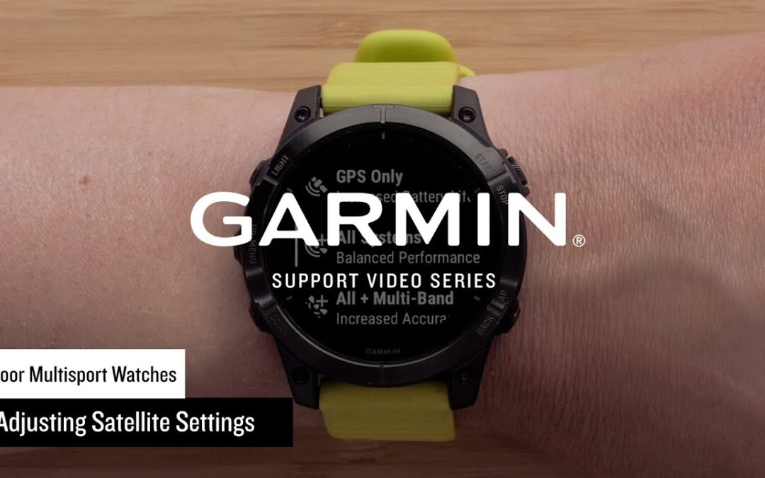 Garmin Support | Outdoor Adventure Watches | Satellite Settings