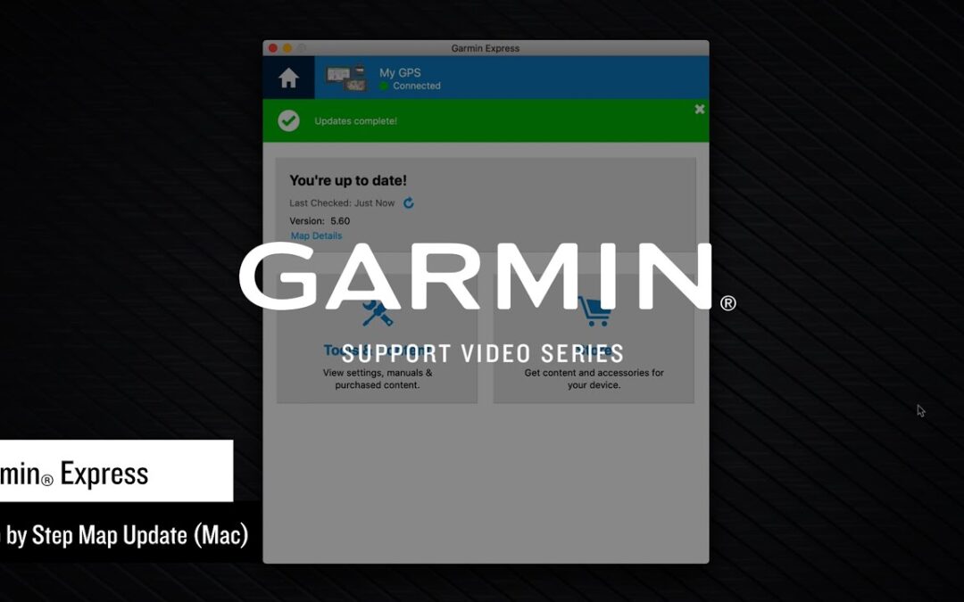 Support: Garmin Automotive Map Updates (Mac)