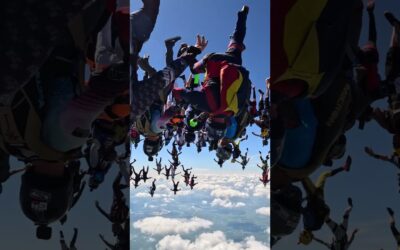 GoPro | 200-Person Skydiving Formation Record Attempt 🎬 Alex DiCecco #Shorts