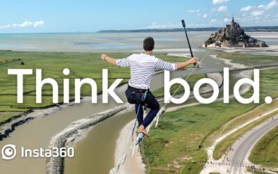 Insta360: Think Bold. | WORLD RECORD Highline with Nathan Paulin at Mont-Saint-Michel