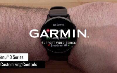 Garmin Support | Venu® 3 Series | Customizing the Controls Menu