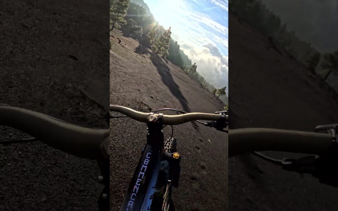 GoPro | MTB on a Lava Flow Path 🎬 Kilian Bron #Shorts