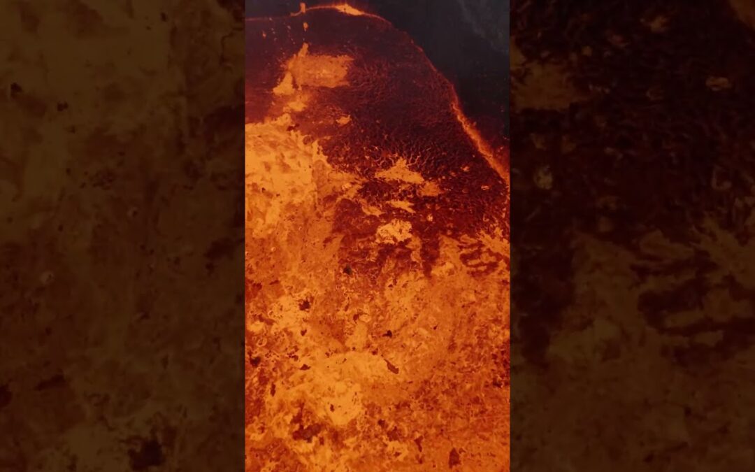 GoPro | Drone Flies Into Erupting Volcano 🎬 Sebastian Schieren #Shorts