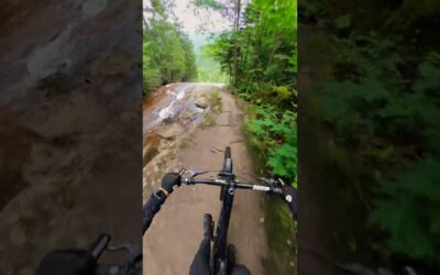 GoPro | Biking Down a River Bed POV 🎬 Rémy Métailler #Shorts