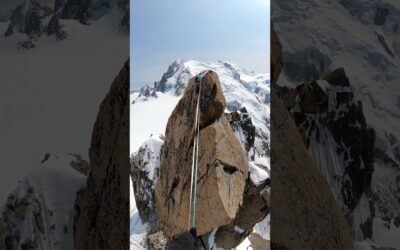 GoPro | Highline POV Over Chamonix 🎬 Antoine Mesnage #Shorts #POV