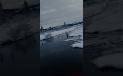 GoPro | Stunning Yukon Sunrise from FPV Drone 🎬 Paul Short #Shorts #Reflection