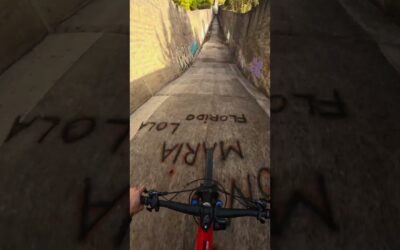 GoPro | Biking Down Abandoned Spillway POV 🎬 Ernest Adalid #Shorts #MTB