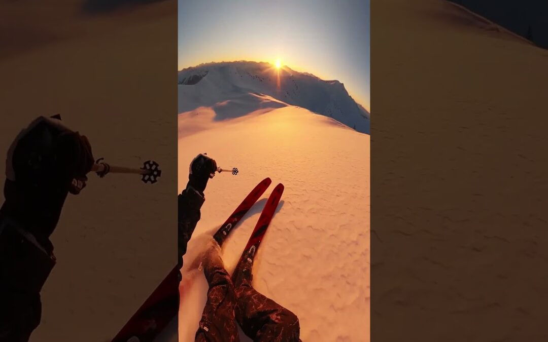GoPro | Perfect Ski Flip Transition? 🎬 Anthony Robert #Shorts #Skiing