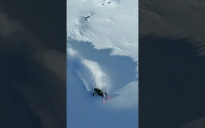 GoPro | Skiing Chamonix in Dreamy Conditions 🎬 Hensli Sage #Shorts #Skiing