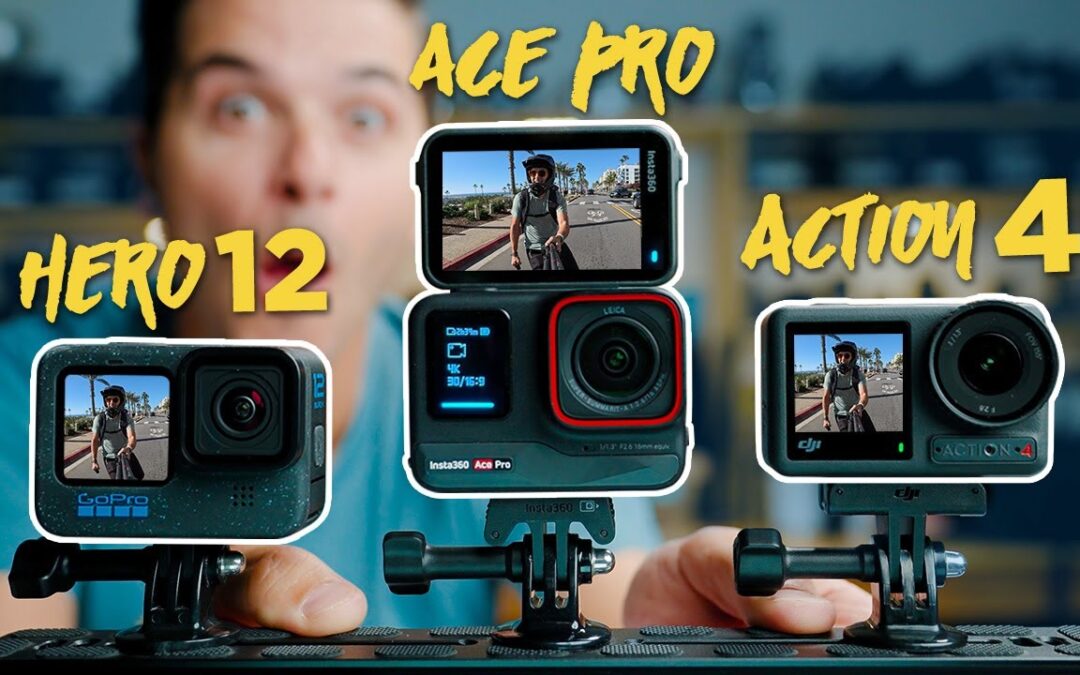 Insta360 Ace Pro vs. GoPro Hero 12 vs. DJI Action 4 – THE NEW KING???