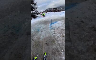GoPro | Skier Gets Towed by Horse? 🎬 Oliver Van Everen #Shorts #Ski