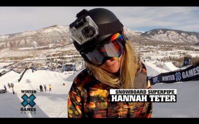 GoPro HD:  Hannah Teter Snowboard Superpipe TV Course Preview – Winter X Games 2012