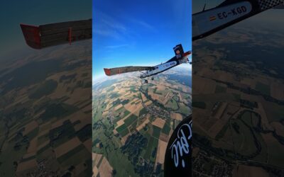 GoPro | Wingsuit Flight Alongside a Plane 🎬 Bernard Adrien #Shorts #Wingsuit