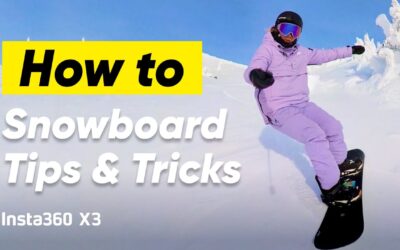 Insta360 X3 – 8 Ways to Level Up Your Snowboarding Shots (ft. Talia Komaike)