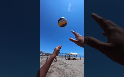 POV: when your job is just beach 🏖️ #Insta360 #beach #volleyball #sports #videography #shorts #fyp