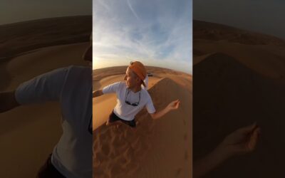 Playing “catch” in the Omani desert with @JordenTually #throwcam #insta360x3 #insta360 #shorts