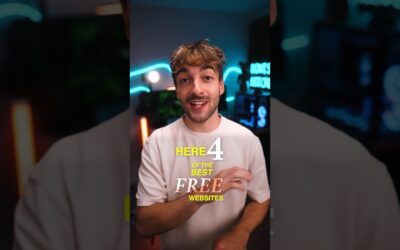 4 FREE websites for creators 😌 #videoediting #videoeditor #contentcreator #videoeditingtips