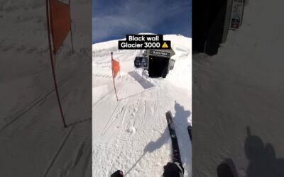 We’re gonna shut up and let the view speak for itself 🤯 #Insta360 #skiing #glacier #speed #shorts