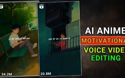 NEW TRENDING MOTIVATIONAL AI VOICE REELS EDITING | ANIME AI VOICE VIDEO EDITING | VN VIDEO EDITOR