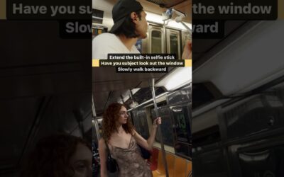 Create cinema straight from your phone 🍿🎞️#Insta360 #shotoniphone #gimbal #nyc #shorts #videography