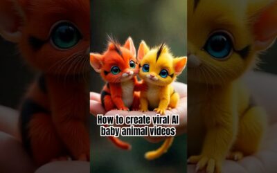 How to create viral AI baby animal videos #aianimation #aishorts #aivideogenerator