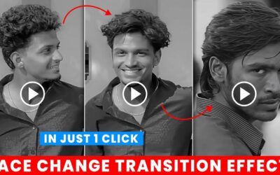 Trending Face Change Transition Reels Video Editing 🤩🔥? Instagram AI Transformation Video Editing