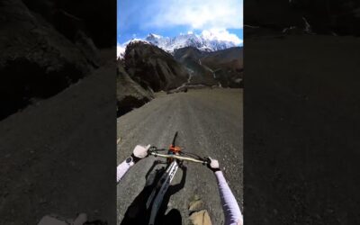 Crazy Steep 15,000ft MTB Line 🎬 Kilian Bron #Shorts #MTB