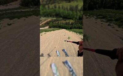 Skiing Through Every Season 🎬 Marcus Vanheyst #Shorts #Ski