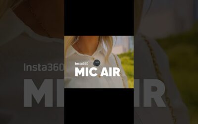 New mic just dropped 🫳🎤 Insta360 Mic Air weighs just 7.9g and sounds 🔥
