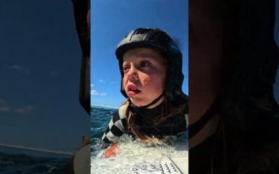 7 Year Old Takes on Teahupo’o 🎬 Uriah McDonald #Shorts #Surf