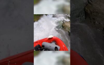 Rafting off a 75ft Waterfall 🎬 Conor Gorospe #Shorts #POV