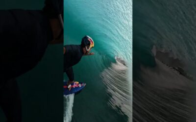 Hold Down at Teahupo’o 🎬 Kai Lenny #Shorts #Teahupoo